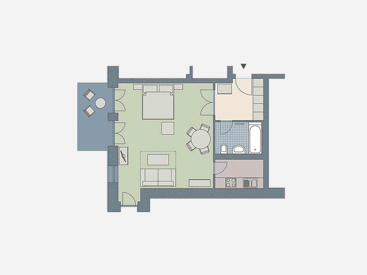 Kaiservillen Heringsdorf - 1-Raum-Ferienwohnung Mit Terrasse Dg21 Ngoại thất bức ảnh